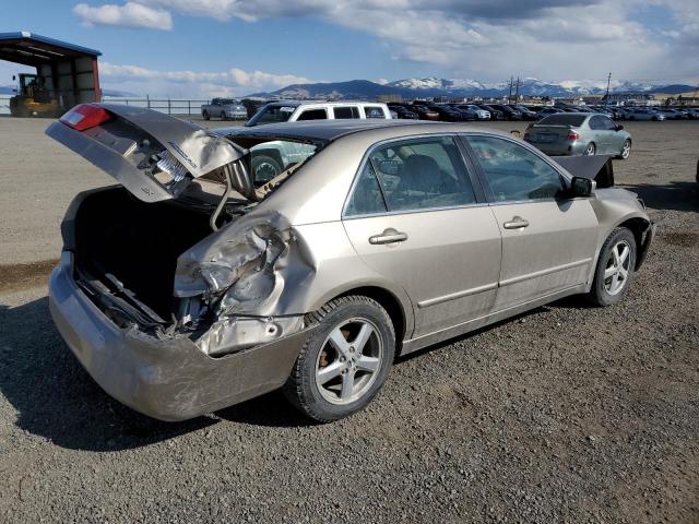 1HGCM56603A078823 - 2003 HONDA ACCORD EX BEIGE photo 3