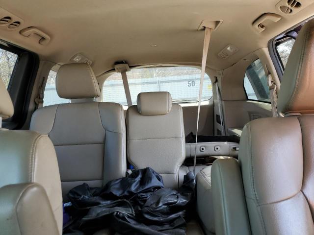 5FNRL5H63CB105139 - 2012 HONDA ODYSSEY EXL BURGUNDY photo 10