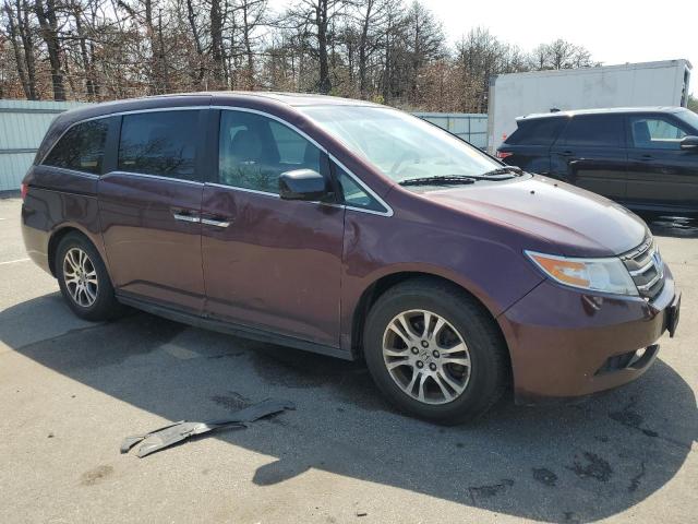 5FNRL5H63CB105139 - 2012 HONDA ODYSSEY EXL BURGUNDY photo 4