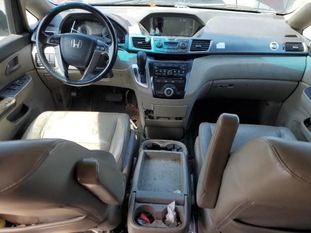 5FNRL5H63CB105139 - 2012 HONDA ODYSSEY EXL BURGUNDY photo 8