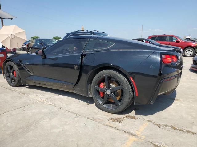 1G1YB2D77F5102562 - 2015 CHEVROLET CORVETTE STINGRAY 1LT BLACK photo 2
