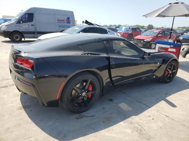 1G1YB2D77F5102562 - 2015 CHEVROLET CORVETTE STINGRAY 1LT BLACK photo 3