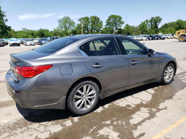 JN1EV7AR9GM342758 - 2016 INFINITI Q50 PREMIUM GRAY photo 3