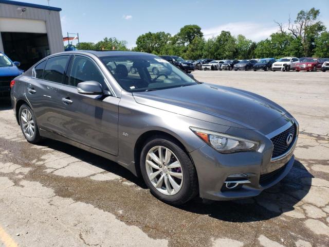 JN1EV7AR9GM342758 - 2016 INFINITI Q50 PREMIUM GRAY photo 4