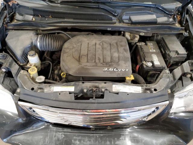 2C4RC1CG6CR300939 - 2012 CHRYSLER TOWN & COU TOURING L BLACK photo 12