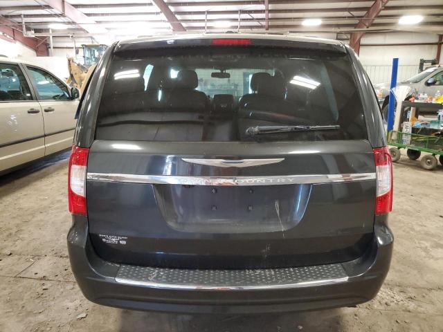 2C4RC1CG6CR300939 - 2012 CHRYSLER TOWN & COU TOURING L BLACK photo 6