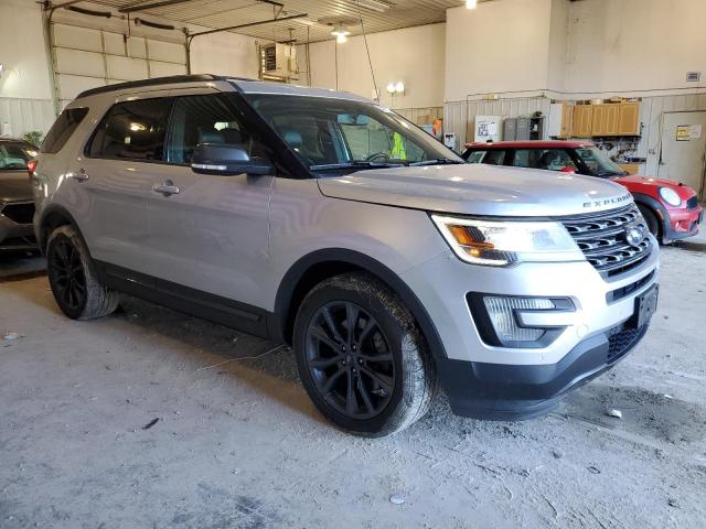 1FM5K8D81HGC53339 - 2017 FORD EXPLORER XLT GRAY photo 4