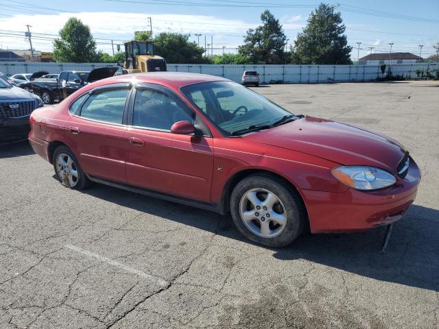 1FAFP53281A241595 - 2001 FORD TAURUS SE MAROON photo 4