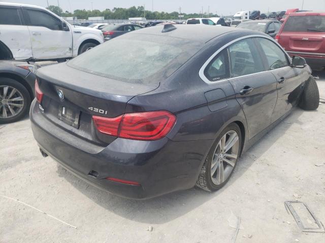 WBA4J1C5XJBG80734 - 2018 BMW 430I GRAN COUPE BLUE photo 3