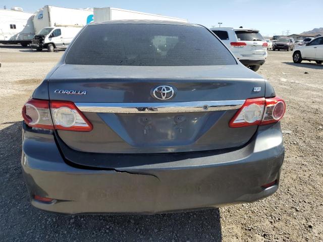 2T1BU4EE1DC031343 - 2013 TOYOTA COROLLA BASE GRAY photo 6