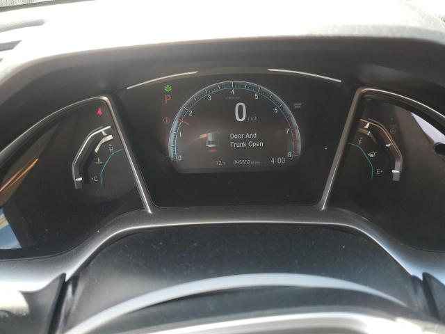 JHMFC1F7XJX032019 - 2018 HONDA CIVIC EXL BLACK photo 9