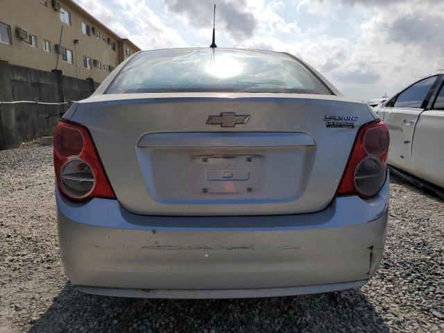 1G1JA5SH8C4211325 - 2012 CHEVROLET SONIC LS SILVER photo 6