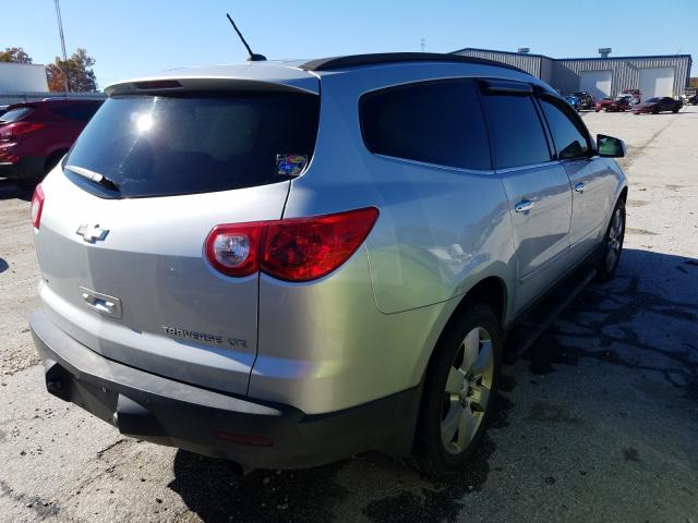 1GNKVLED3BJ398798 - 2011 CHEVROLET TRAVERSE LTZ SILVER photo 4