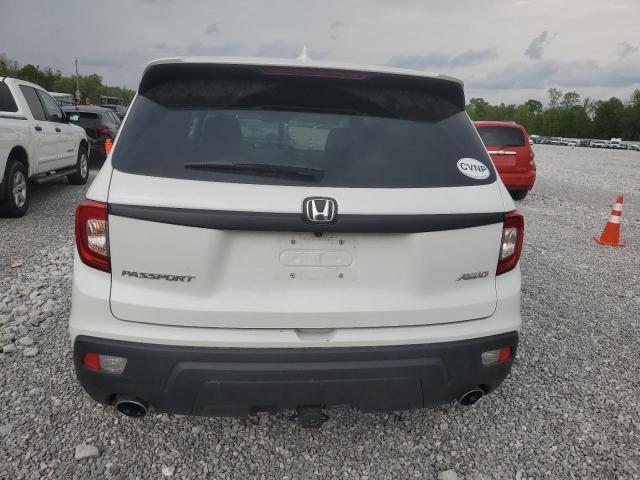 5FNYF8H54LB001366 - 2020 HONDA PASSPORT EXL WHITE photo 6