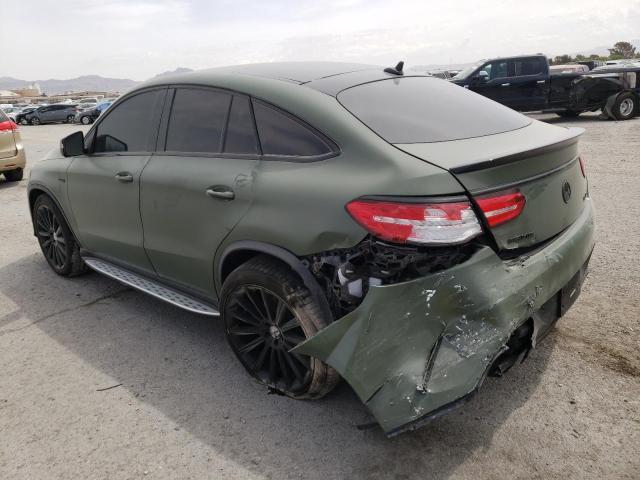 4JGED6EB0KA137276 - 2019 MERCEDES-BENZ GLE COUPE 43 AMG GREEN photo 2