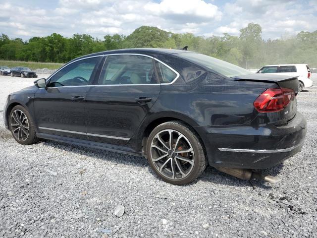 1VWDT7A37HC083640 - 2017 VOLKSWAGEN PASSAT R-LINE შავი ფოტო 2