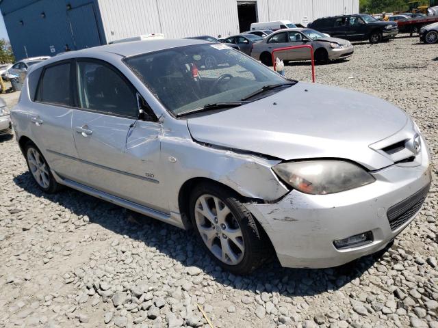 JM1BK343081163374 - 2008 MAZDA 3 HATCHBACK SILVER photo 4