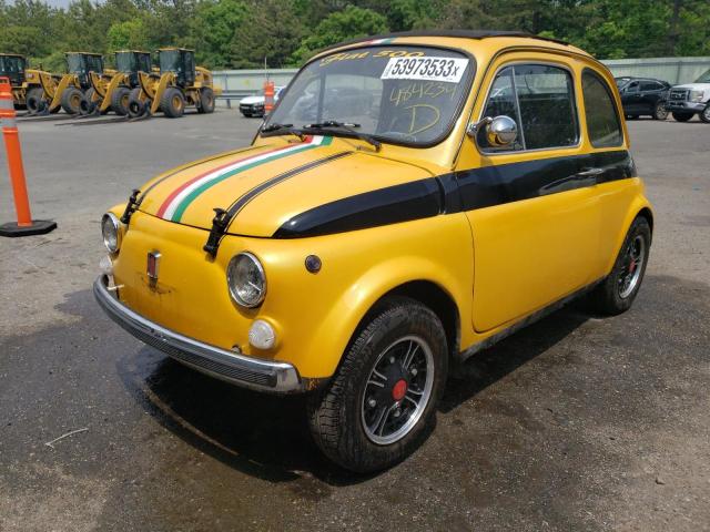 110J2484234 - 1970 FIAT 500L YELLOW photo 1