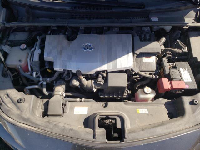 JTDKARFP9K3110240 - 2019 TOYOTA PRIUS PRIM ნაცრისფერი ფოტო 11