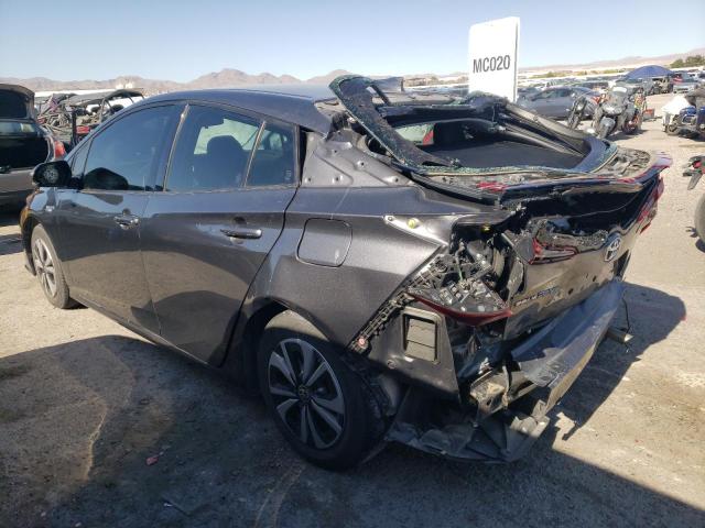 JTDKARFP9K3110240 - 2019 TOYOTA PRIUS PRIM ნაცრისფერი ფოტო 2