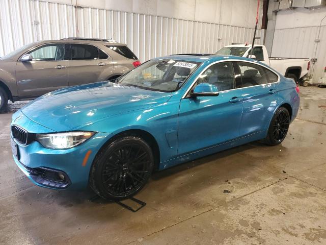 WBA4J3C55JBG91250 - 2018 BMW 430XI GRAN COUPE TEAL photo 1