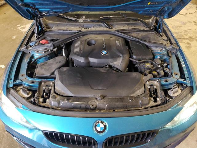 WBA4J3C55JBG91250 - 2018 BMW 430XI GRAN COUPE TEAL photo 11