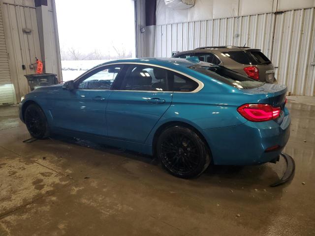 WBA4J3C55JBG91250 - 2018 BMW 430XI GRAN COUPE TEAL photo 2