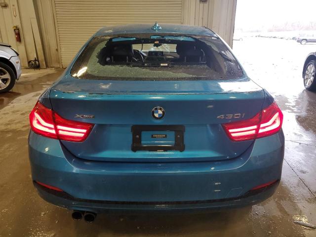 WBA4J3C55JBG91250 - 2018 BMW 430XI GRAN COUPE TEAL photo 6