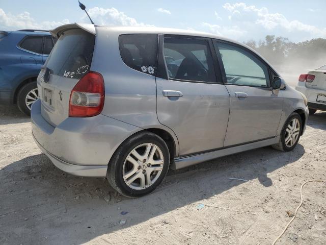 JHMGD38667S005133 - 2007 HONDA FIT S SILVER photo 3