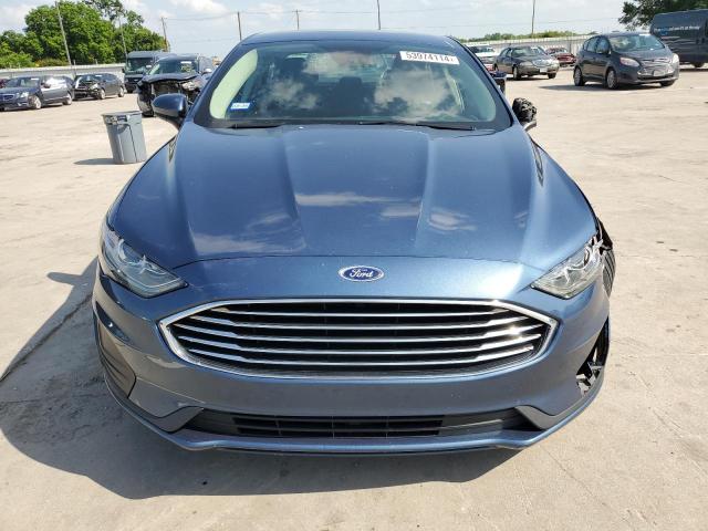 3FA6P0LU6KR167315 - 2019 FORD FUSION SE BLUE photo 5