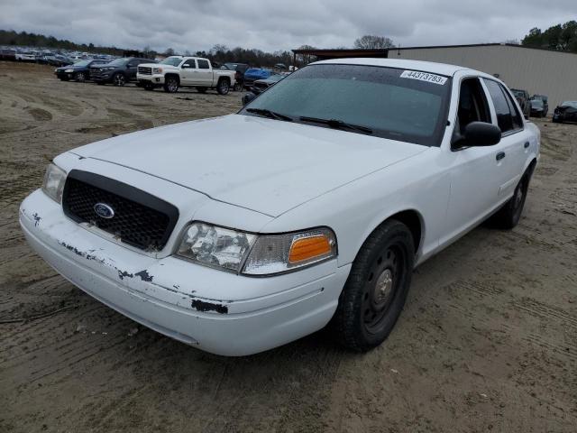 2FAHP71V28X115588 - 2008 FORD CROWN VICT POLICE INTERCEPTOR WHITE photo 1