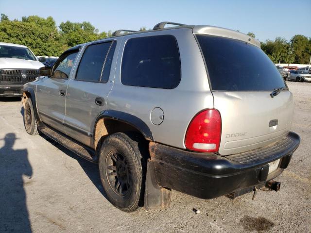 1B4HR58N42F112609 - 2002 DODGE DURANGO SLT PLUS SILVER photo 3