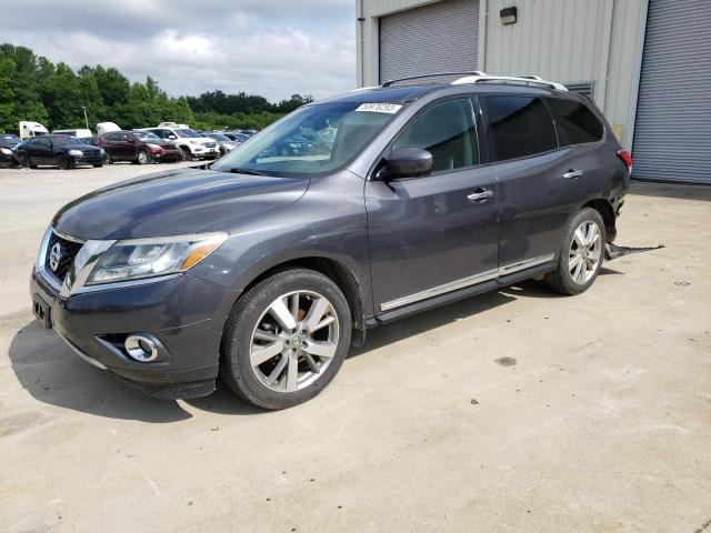 5N1AR2MN9EC665119 - 2014 NISSAN PATHFINDER S GRAY photo 1