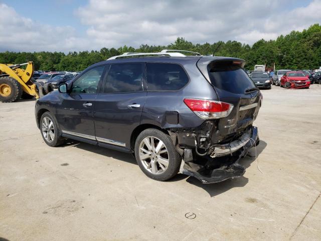5N1AR2MN9EC665119 - 2014 NISSAN PATHFINDER S GRAY photo 2
