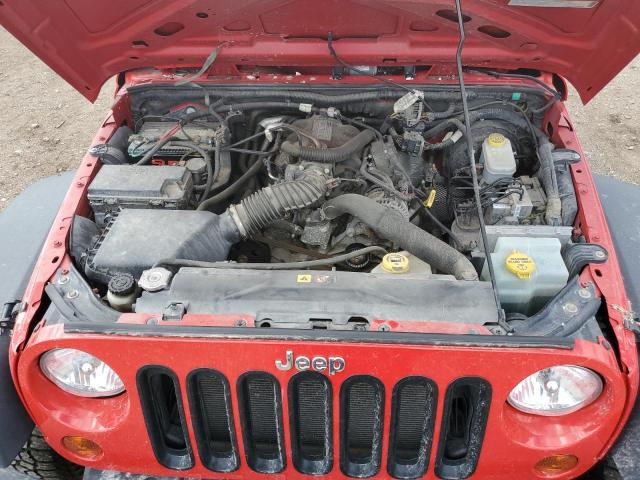 1J4FA24129L751516 - 2009 JEEP WRANGLER X RED photo 12