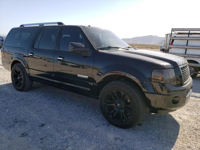 1FMFK19578LA53597 - 2008 FORD EXPEDITION EL LIMITED BLACK photo 4