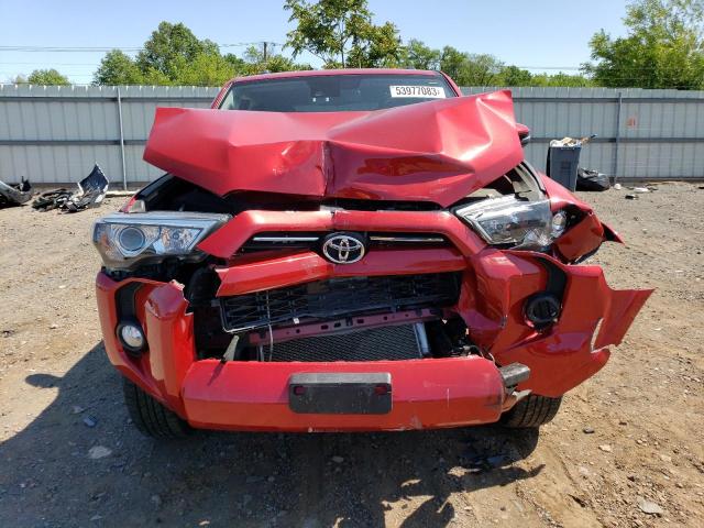 JTEBU5JR7L5796837 - 2020 TOYOTA 4RUNNER SR5/SR5 PREMIUM RED photo 5