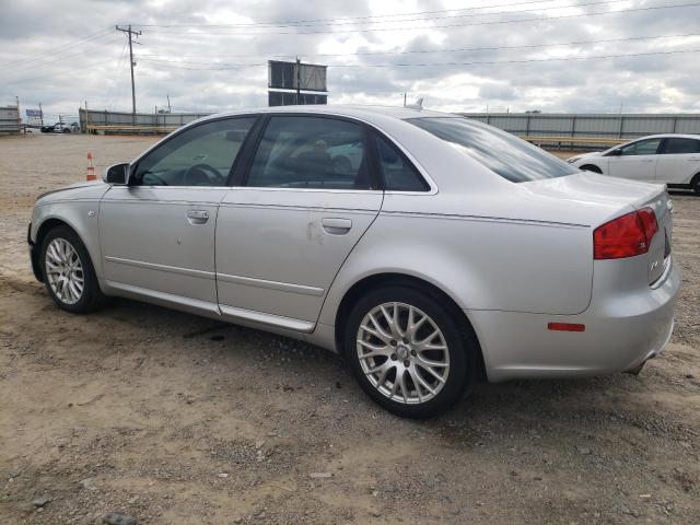 WAUDF78E28A140935 - 2008 AUDI A4 2.0T QUATTRO SILVER photo 2