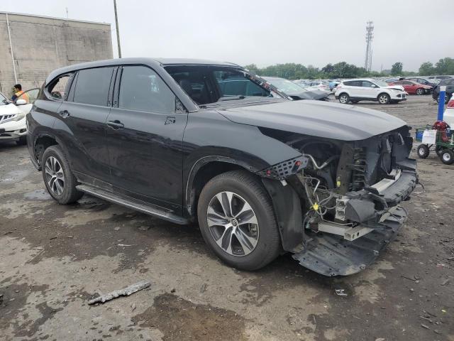 5TDGZRBH4LS504371 - 2020 TOYOTA HIGHLANDER XLE BLACK photo 4