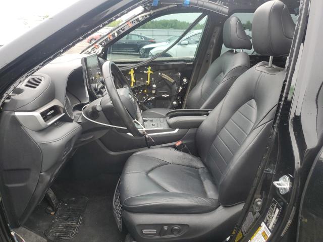 5TDGZRBH4LS504371 - 2020 TOYOTA HIGHLANDER XLE BLACK photo 7