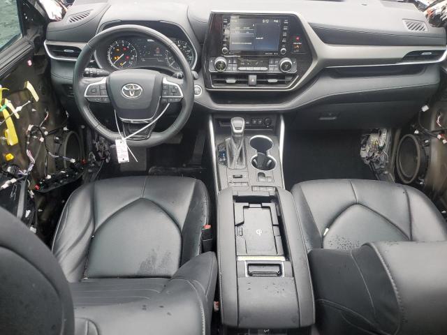 5TDGZRBH4LS504371 - 2020 TOYOTA HIGHLANDER XLE BLACK photo 8