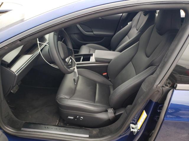 5YJSA1E67NF472391 - 2022 TESLA MODEL S Կապույտ լուսանկար 7