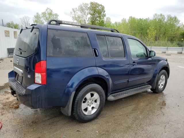 5N1AR18U67C624994 - 2007 NISSAN PATHFINDER LE أزرق صورة 3