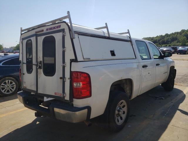 2GCEC13C471507751 - 2007 CHEVROLET SILVERADO C1500 CREW CAB WHITE photo 4