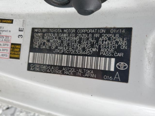 JTKJF5C72E3084457 - 2014 TOYOTA SCION TC Ağ foto 13