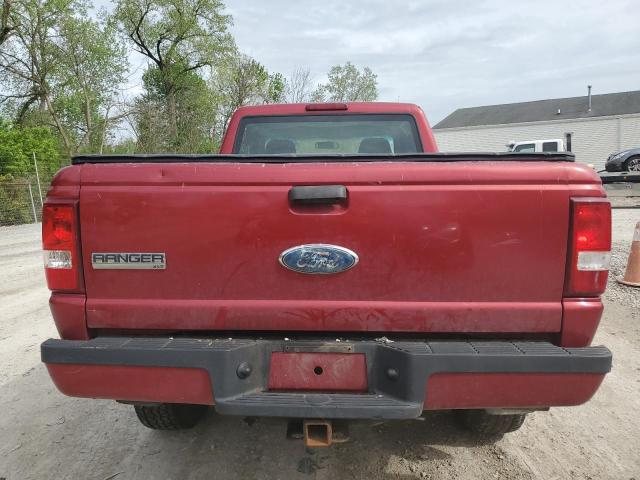 1FTZR15E96PA91759 - 2006 FORD RANGER SUPER CAB RED photo 6