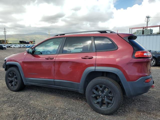 1C4PJMBSXHW557783 - 2017 JEEP CHEROKEE TRAILHAWK MAROON photo 2