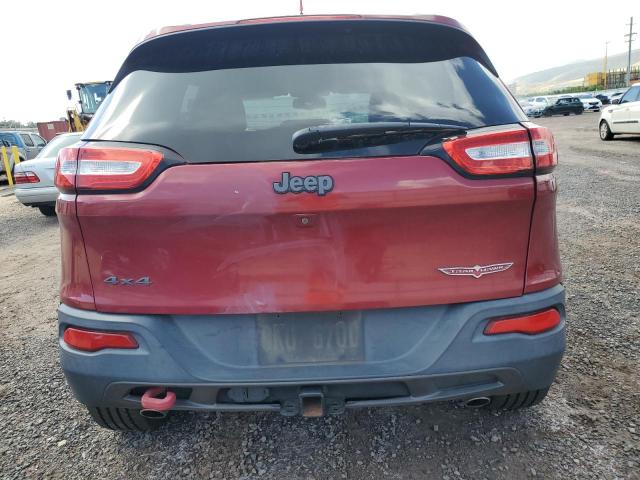 1C4PJMBSXHW557783 - 2017 JEEP CHEROKEE TRAILHAWK MAROON photo 6