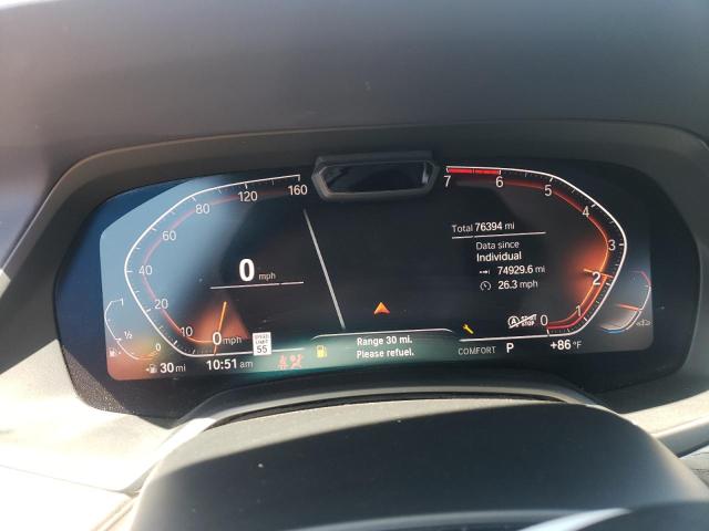 5UXCX4C51KLB39757 - 2019 BMW X7 XDRIVE50I BLUE photo 9