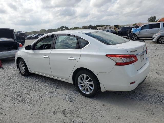 3N1AB7AP9DL739379 - 2013 NISSAN SENTRA S WHITE photo 2